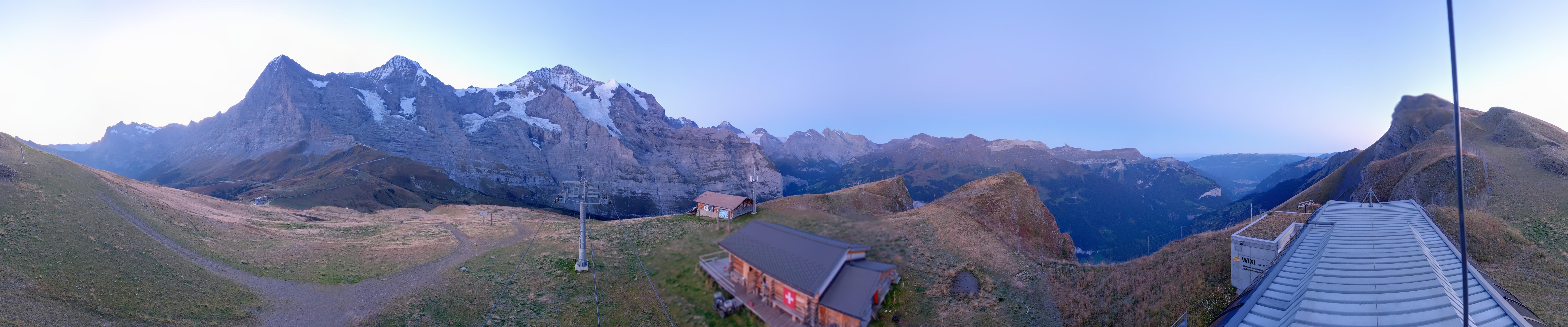 Archived image Webcam Top Station Lauberhorn, Grindelwald