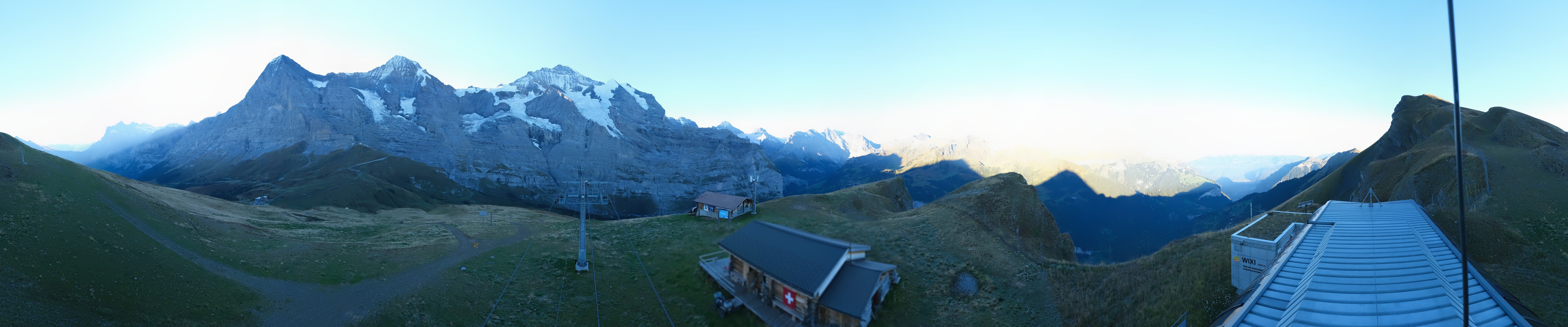 Archived image Webcam Top Station Lauberhorn, Grindelwald