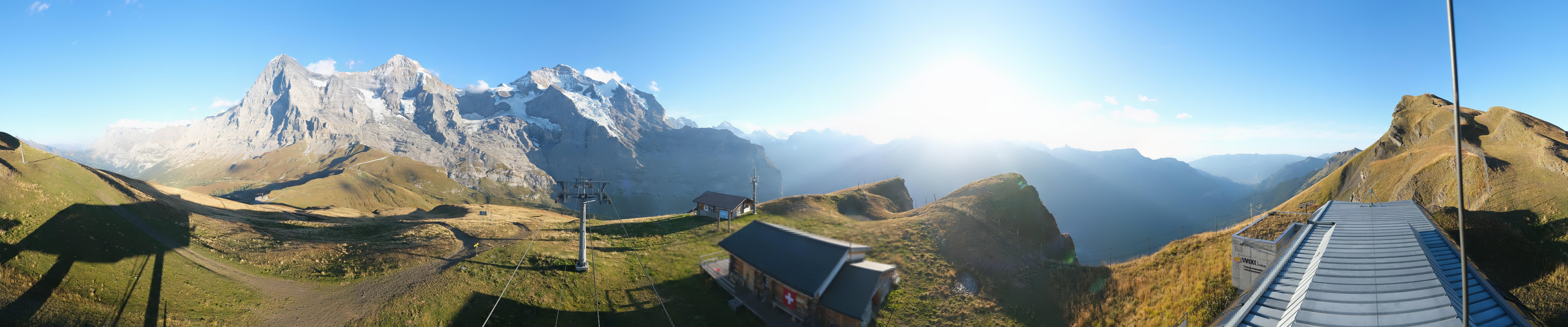 Archived image Webcam Top Station Lauberhorn, Grindelwald
