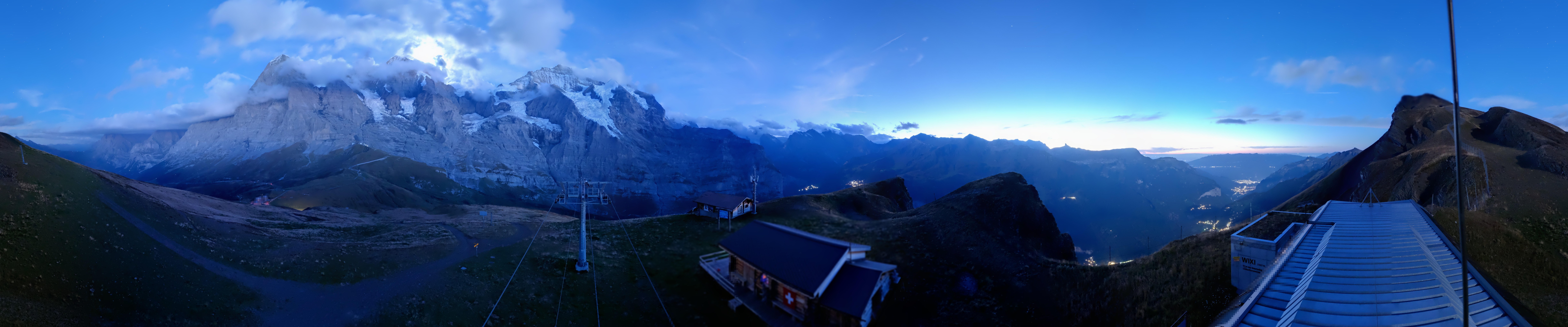 Archived image Webcam Top Station Lauberhorn, Grindelwald