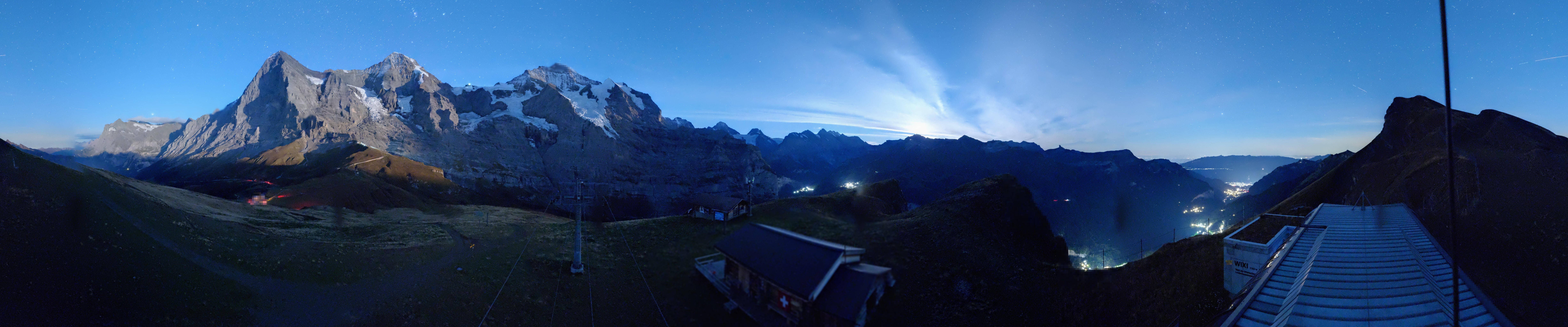 Archiv Foto Webcam Kleine Scheidegg-Lauberhorn, Grindelwald