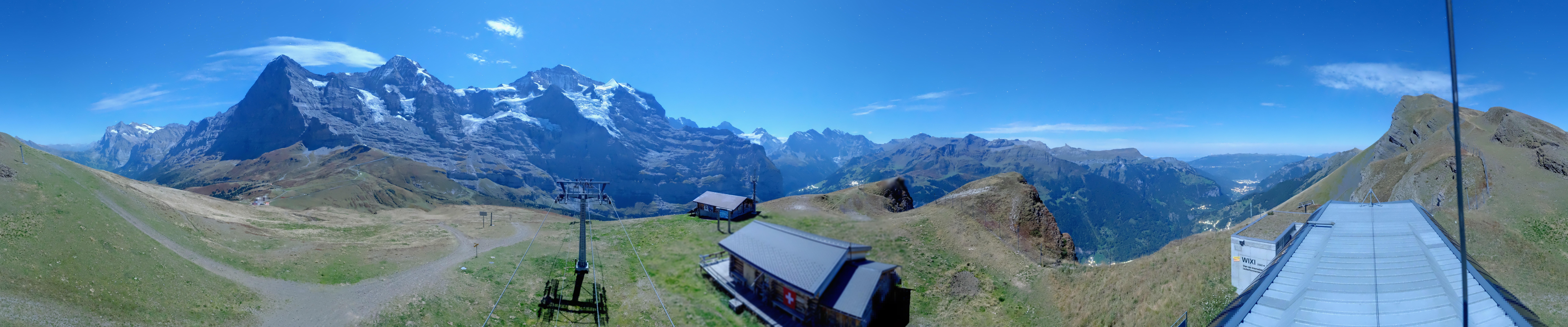 Archiv Foto Webcam Kleine Scheidegg-Lauberhorn, Grindelwald