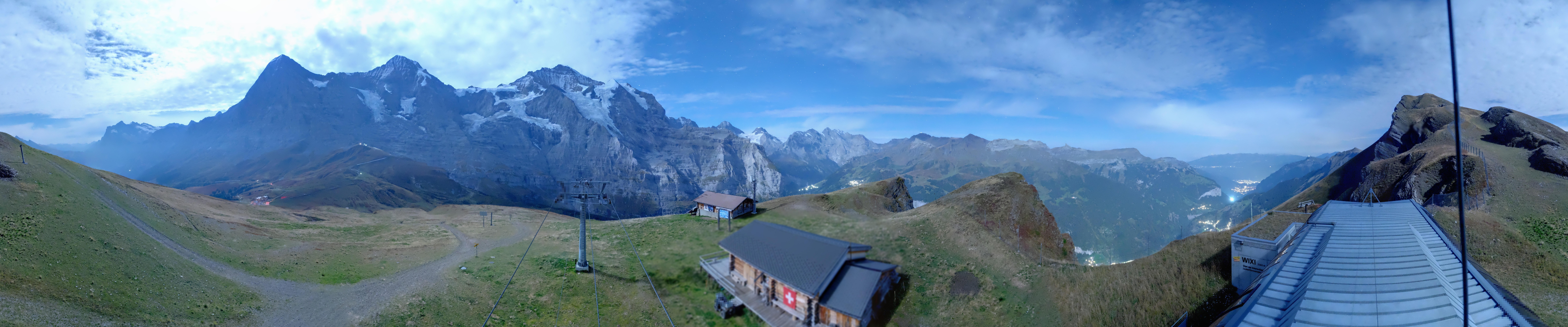 Archived image Webcam Top Station Lauberhorn, Grindelwald