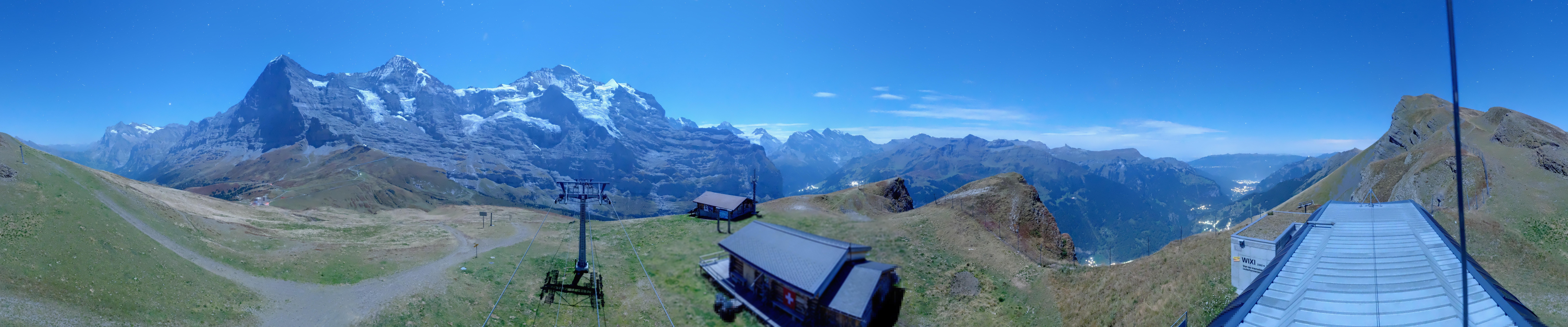 Archived image Webcam Top Station Lauberhorn, Grindelwald