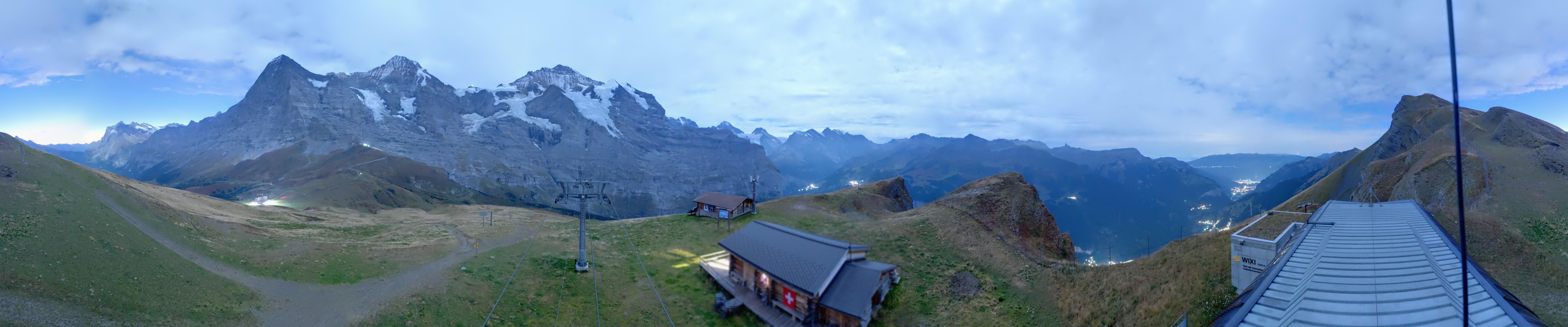 Archived image Webcam Top Station Lauberhorn, Grindelwald