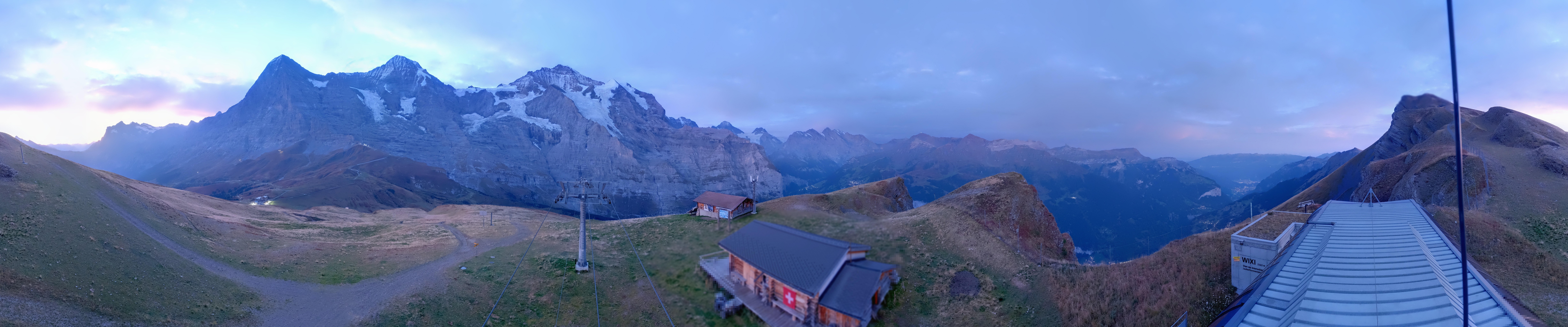 Archived image Webcam Top Station Lauberhorn, Grindelwald
