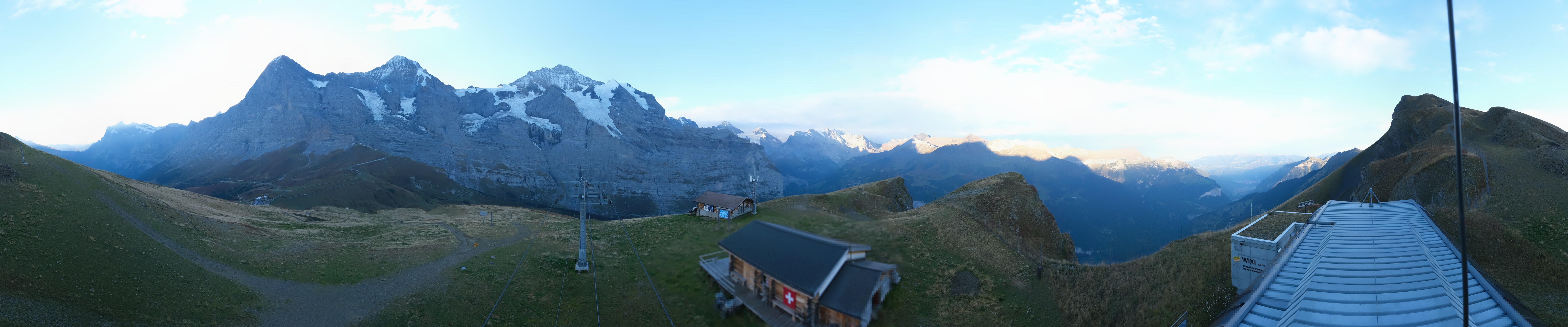 Archived image Webcam Top Station Lauberhorn, Grindelwald