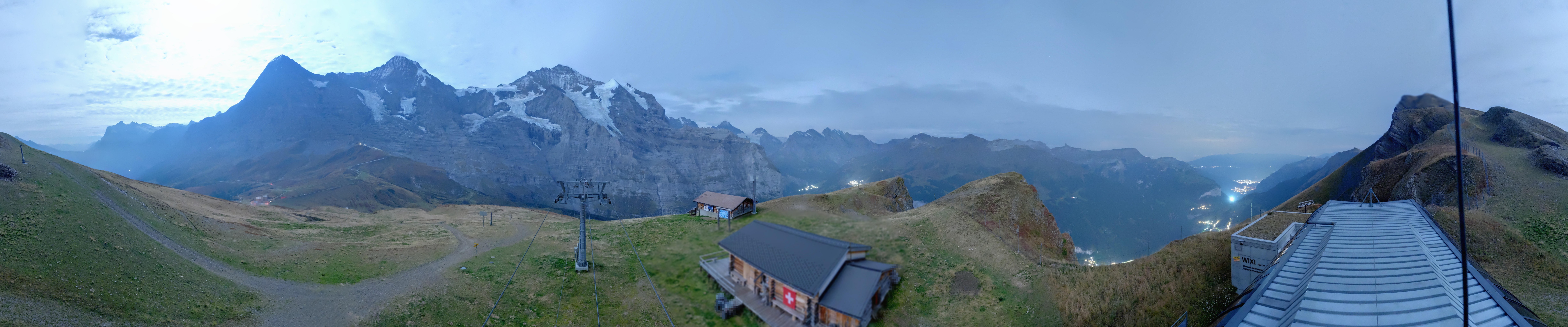 Archiv Foto Webcam Kleine Scheidegg-Lauberhorn, Grindelwald