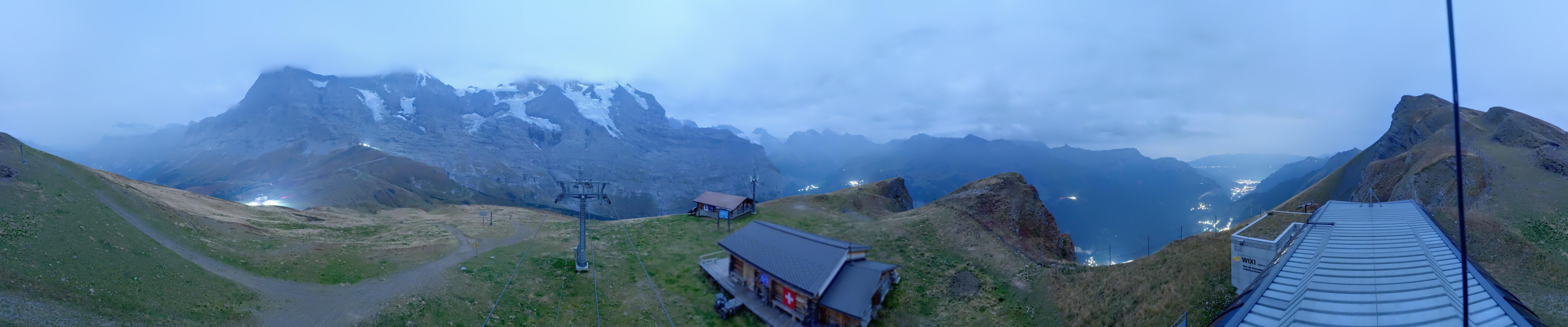 Archiv Foto Webcam Kleine Scheidegg-Lauberhorn, Grindelwald