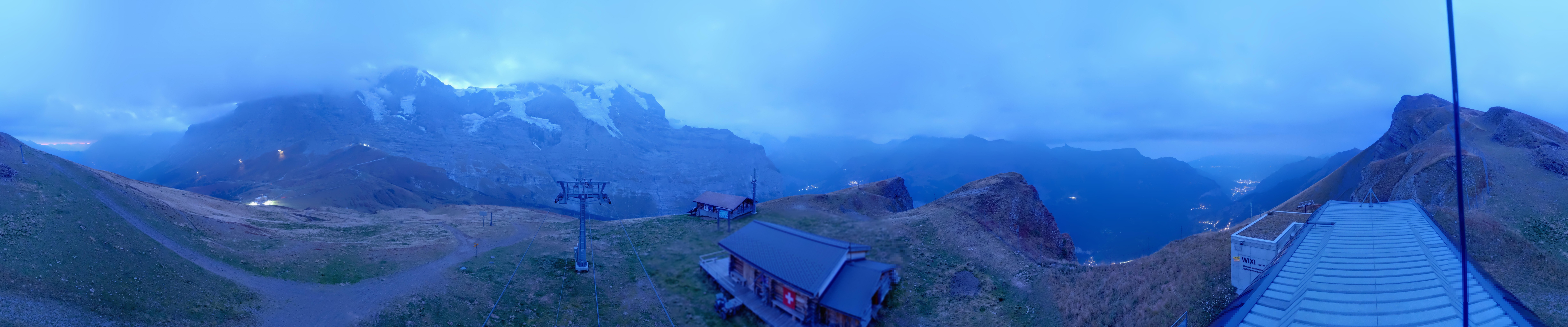 Archiv Foto Webcam Kleine Scheidegg-Lauberhorn, Grindelwald