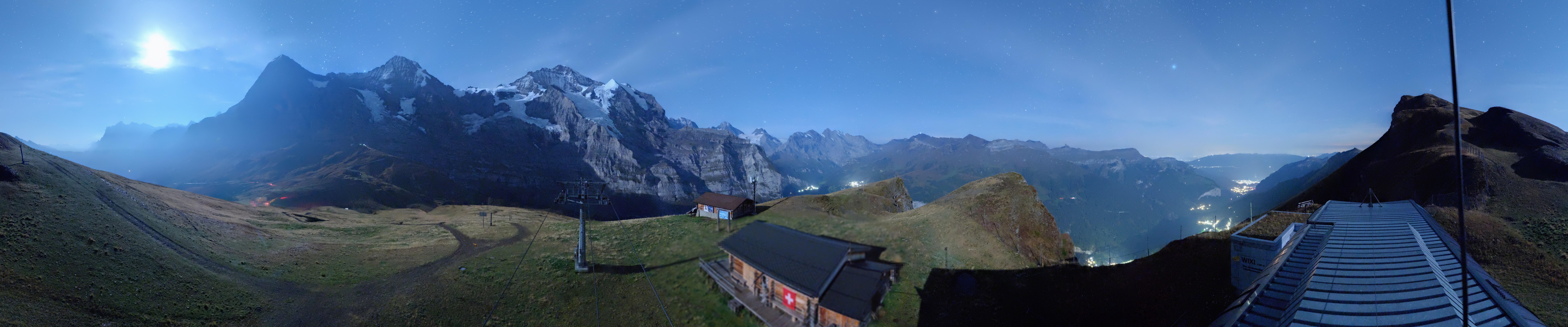 Archiv Foto Webcam Kleine Scheidegg-Lauberhorn, Grindelwald