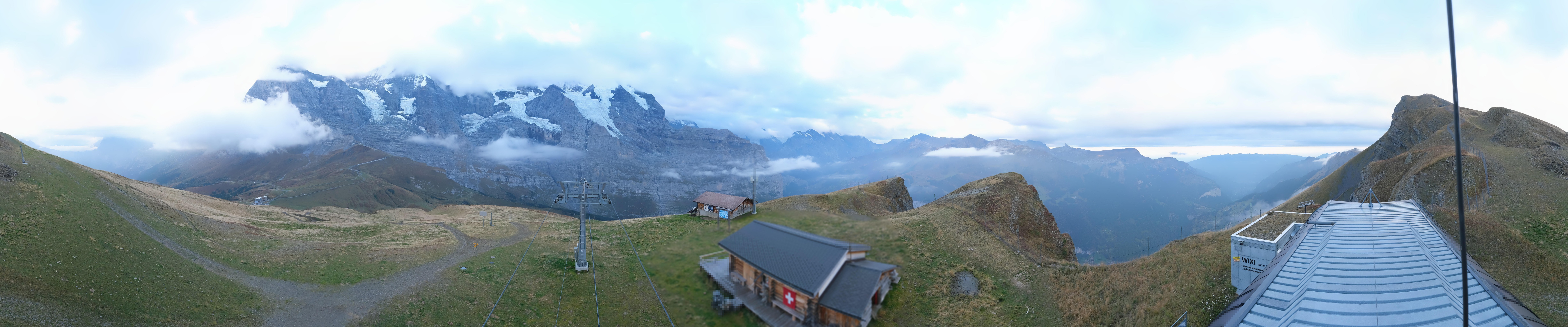 Archived image Webcam Top Station Lauberhorn, Grindelwald