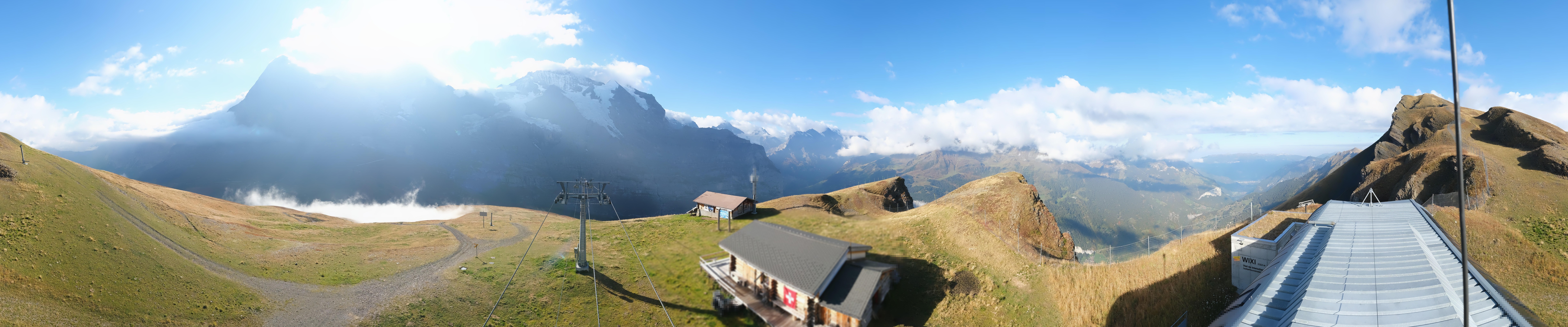 Archived image Webcam Top Station Lauberhorn, Grindelwald