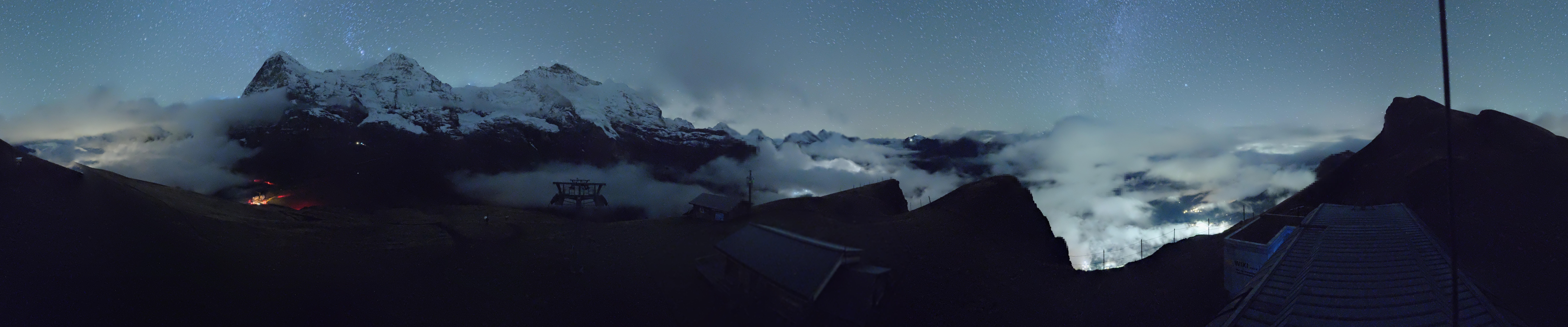 Archived image Webcam Top Station Lauberhorn, Grindelwald
