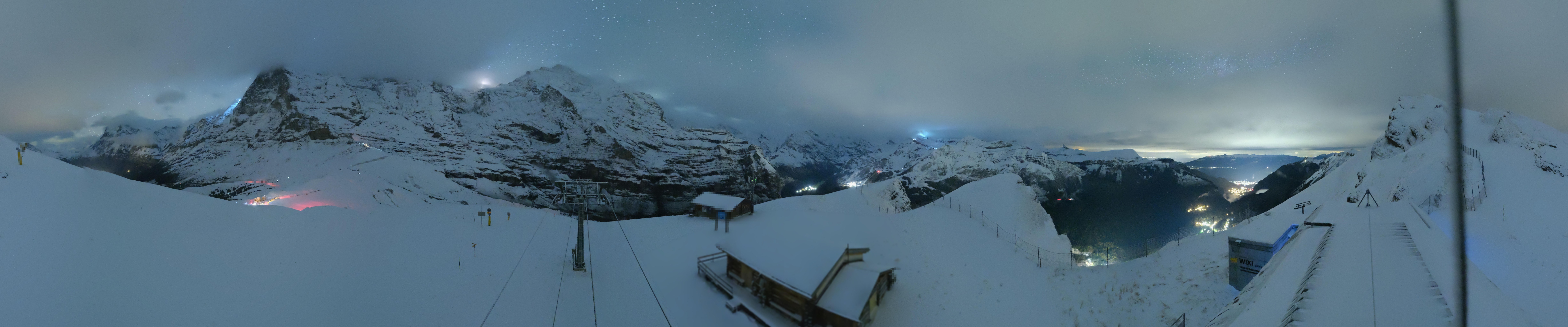 Archiv Foto Webcam Kleine Scheidegg-Lauberhorn, Grindelwald