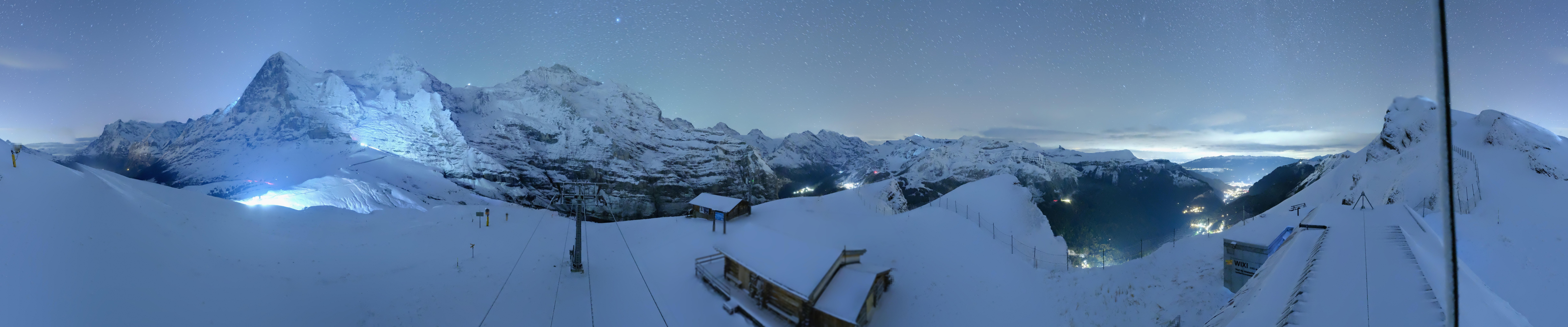 Archiv Foto Webcam Kleine Scheidegg-Lauberhorn, Grindelwald