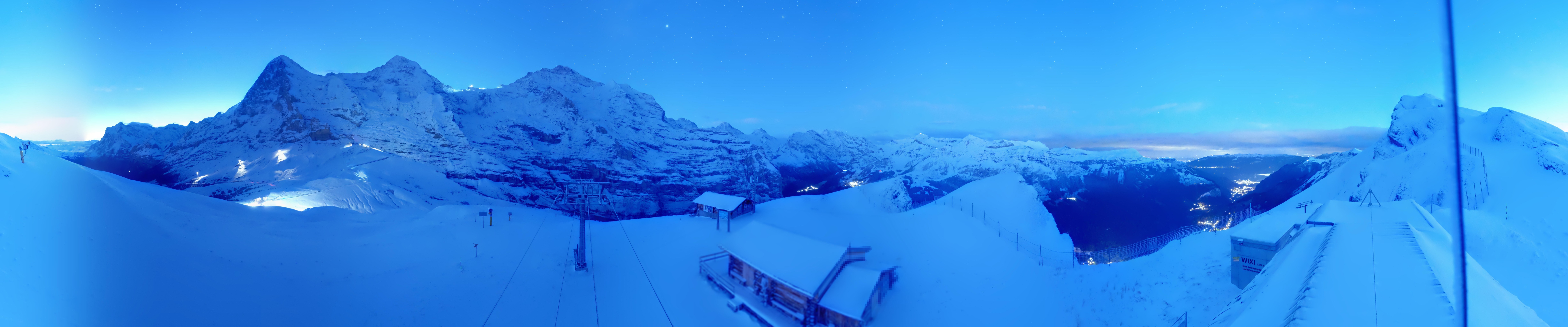 Archiv Foto Webcam Kleine Scheidegg-Lauberhorn, Grindelwald