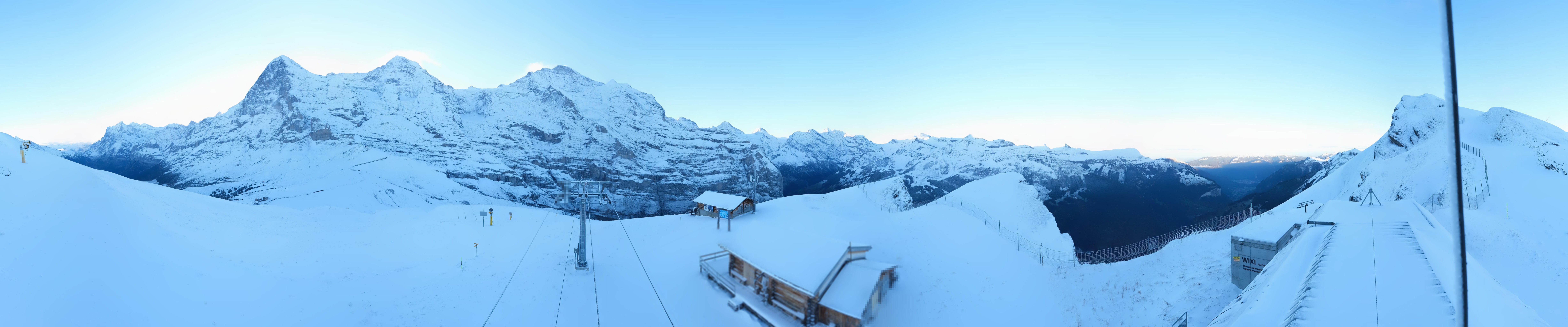 Archiv Foto Webcam Kleine Scheidegg-Lauberhorn, Grindelwald