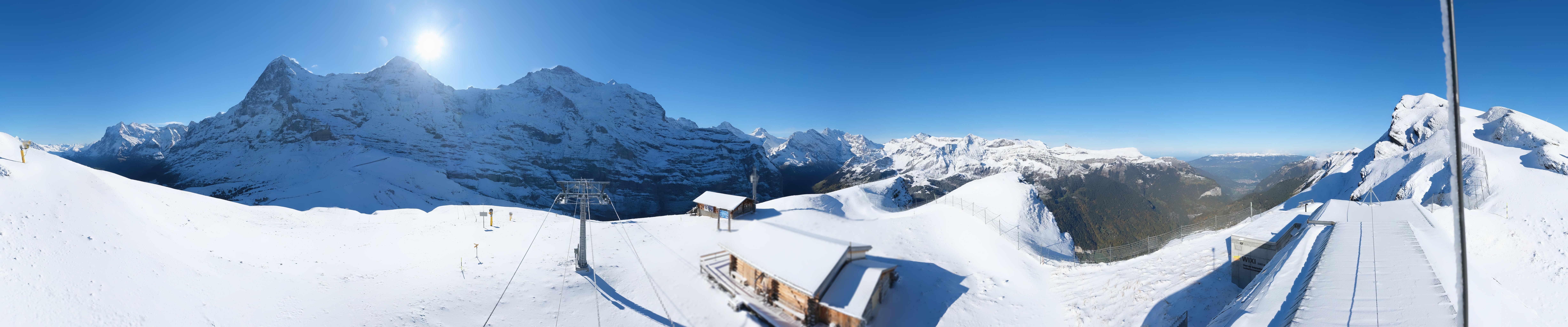 Archiv Foto Webcam Kleine Scheidegg-Lauberhorn, Grindelwald