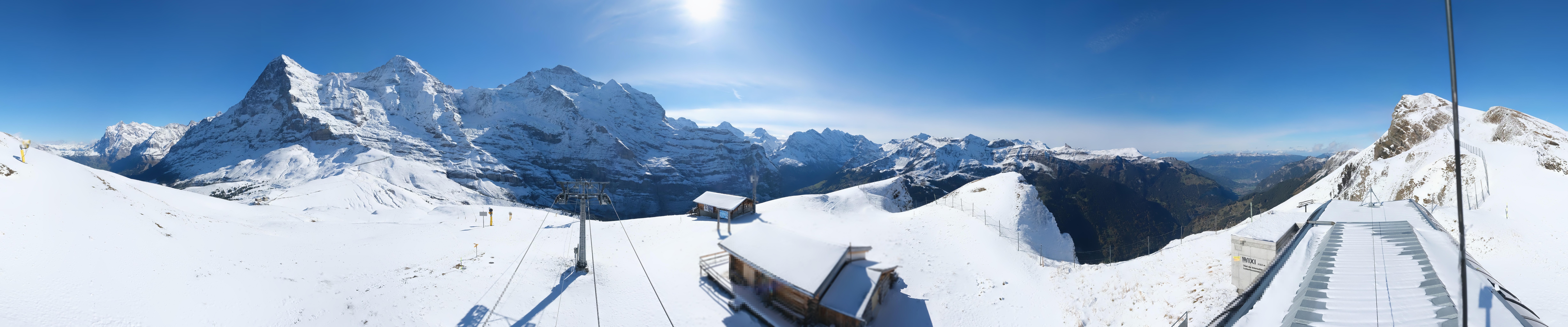 Archiv Foto Webcam Kleine Scheidegg-Lauberhorn, Grindelwald