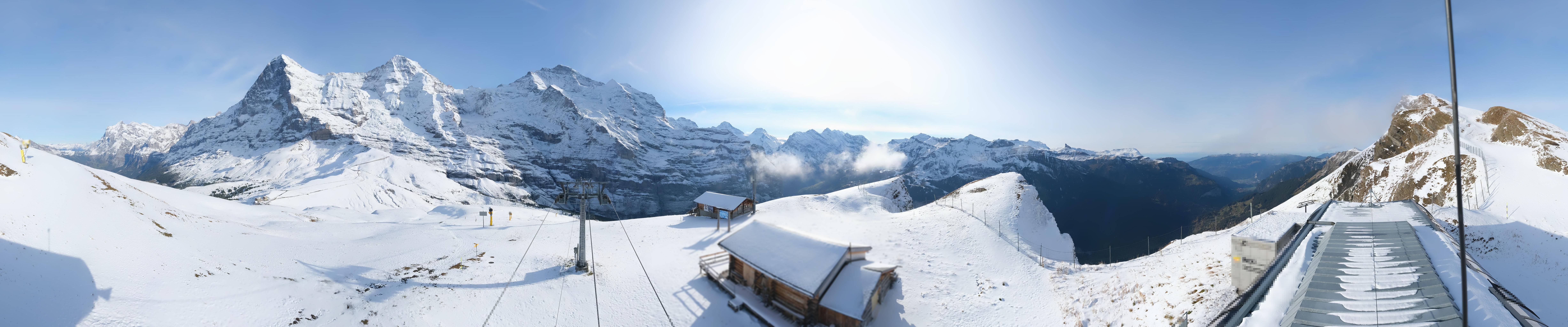 Archiv Foto Webcam Kleine Scheidegg-Lauberhorn, Grindelwald