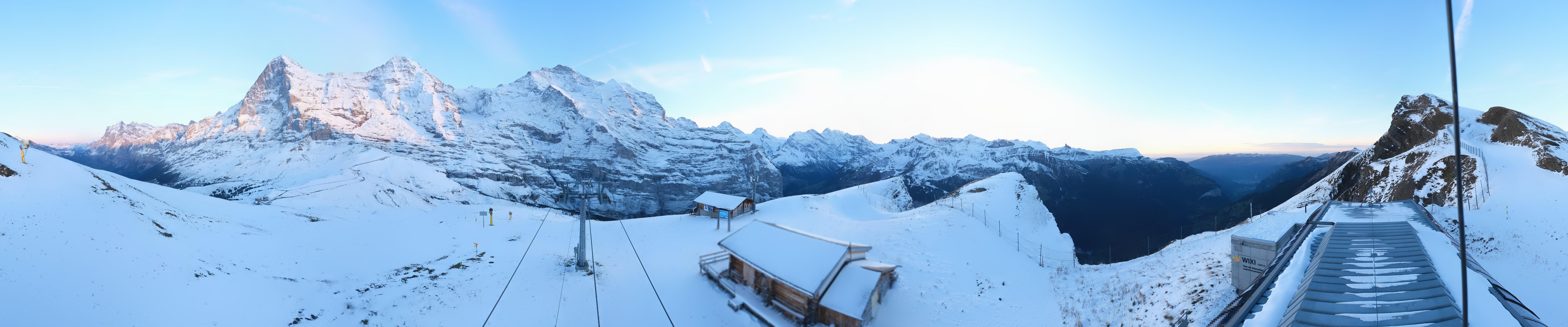 Archiv Foto Webcam Kleine Scheidegg-Lauberhorn, Grindelwald