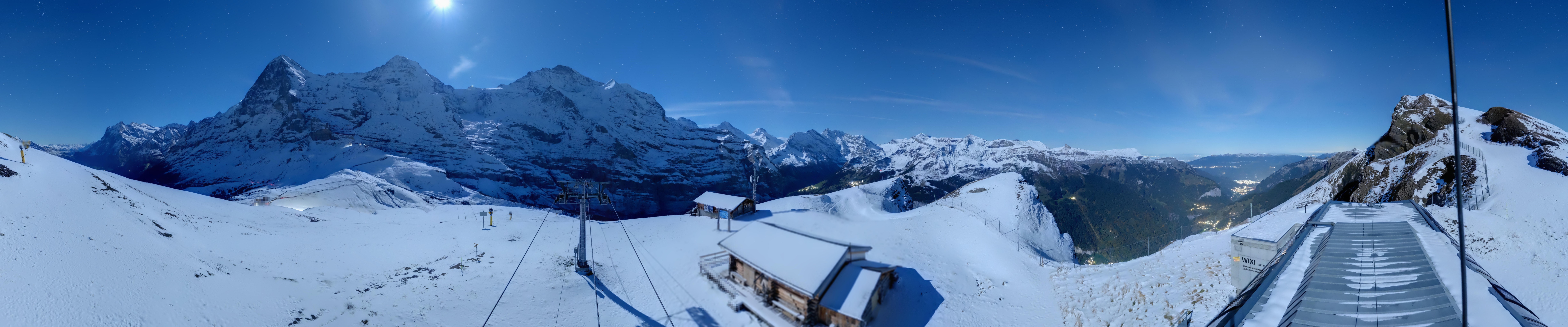 Archiv Foto Webcam Kleine Scheidegg-Lauberhorn, Grindelwald