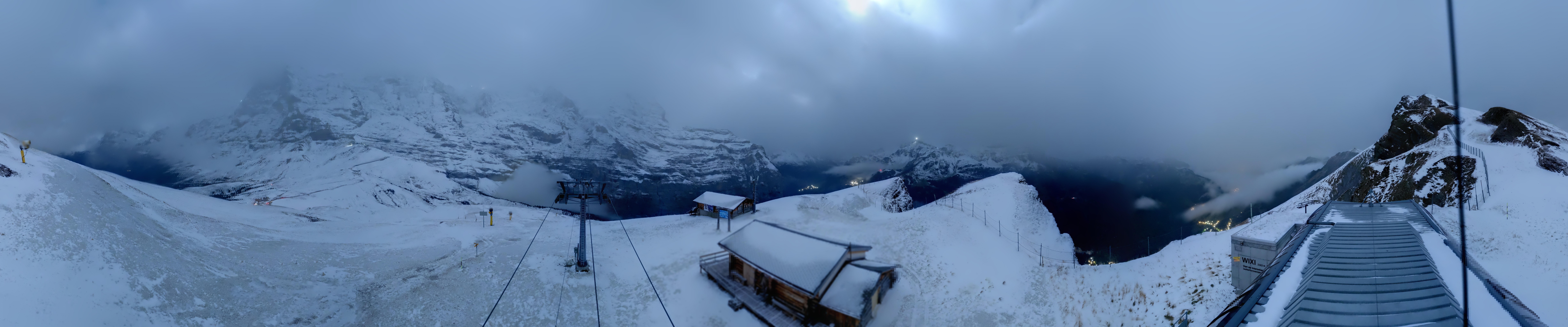 Archiv Foto Webcam Kleine Scheidegg-Lauberhorn, Grindelwald