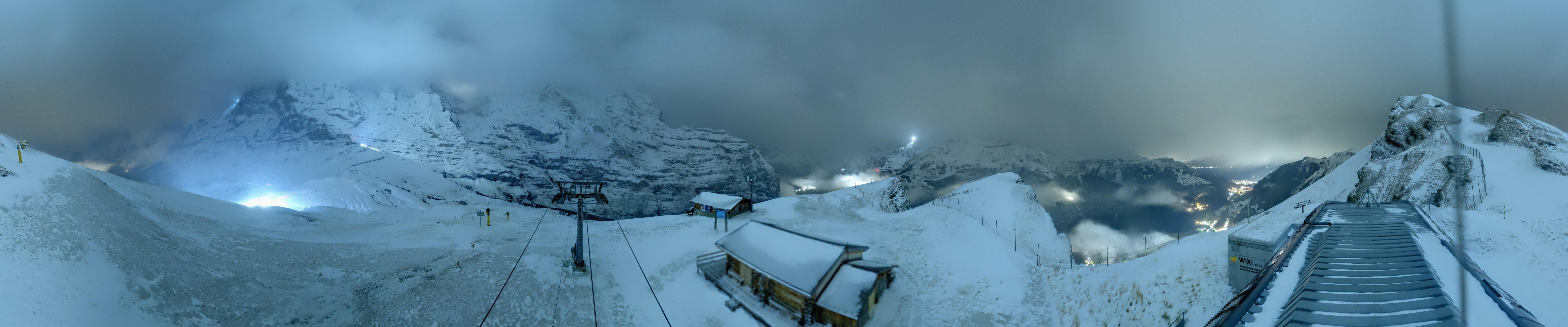 Archiv Foto Webcam Kleine Scheidegg-Lauberhorn, Grindelwald