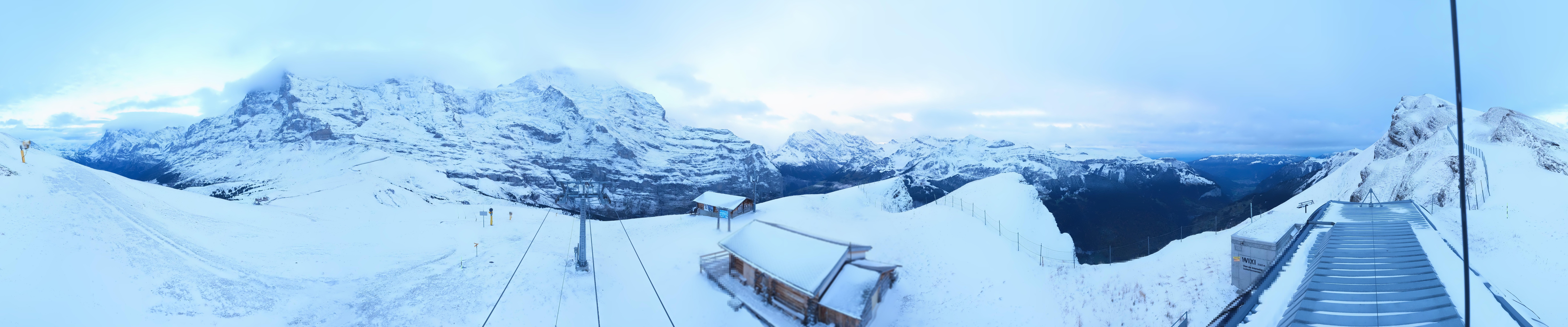 Archiv Foto Webcam Kleine Scheidegg-Lauberhorn, Grindelwald