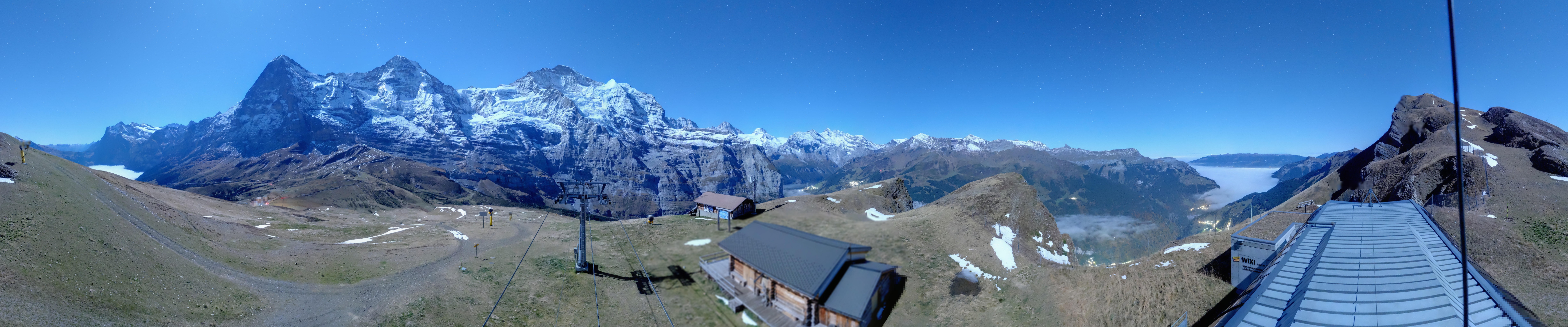 Archiv Foto Webcam Kleine Scheidegg-Lauberhorn, Grindelwald