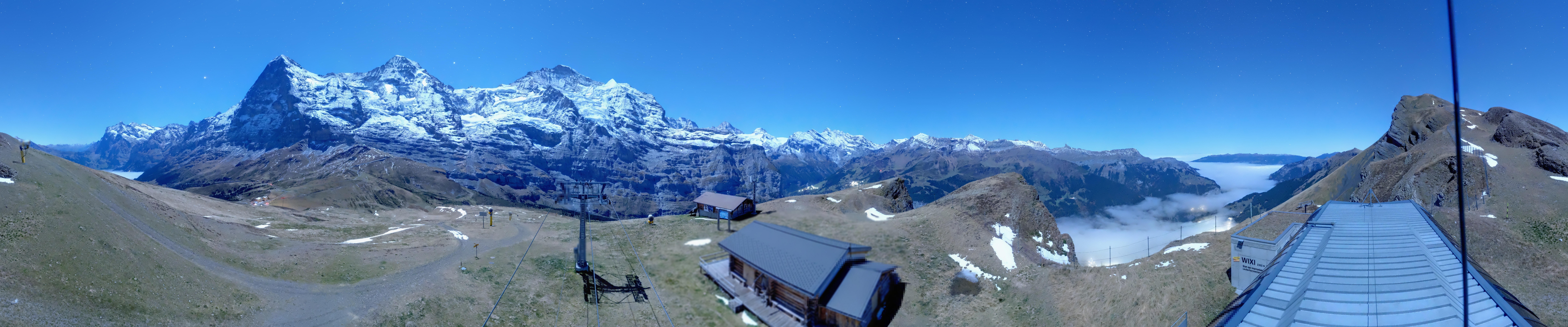 Archiv Foto Webcam Kleine Scheidegg-Lauberhorn, Grindelwald