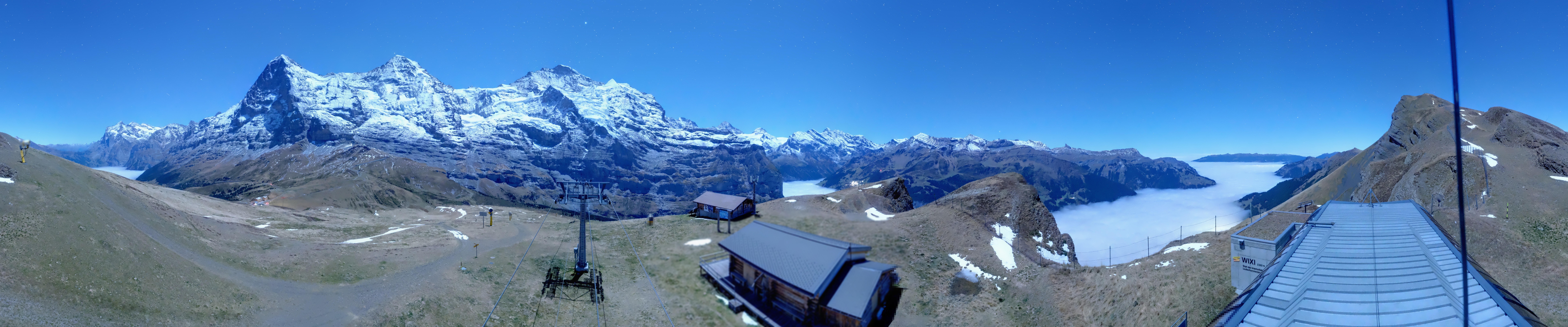 Archiv Foto Webcam Kleine Scheidegg-Lauberhorn, Grindelwald