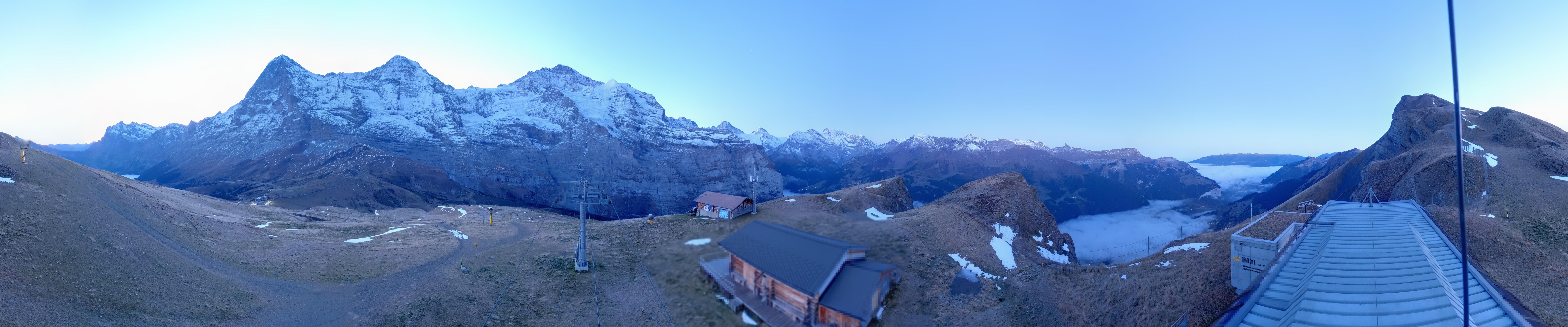 Archiv Foto Webcam Kleine Scheidegg-Lauberhorn, Grindelwald