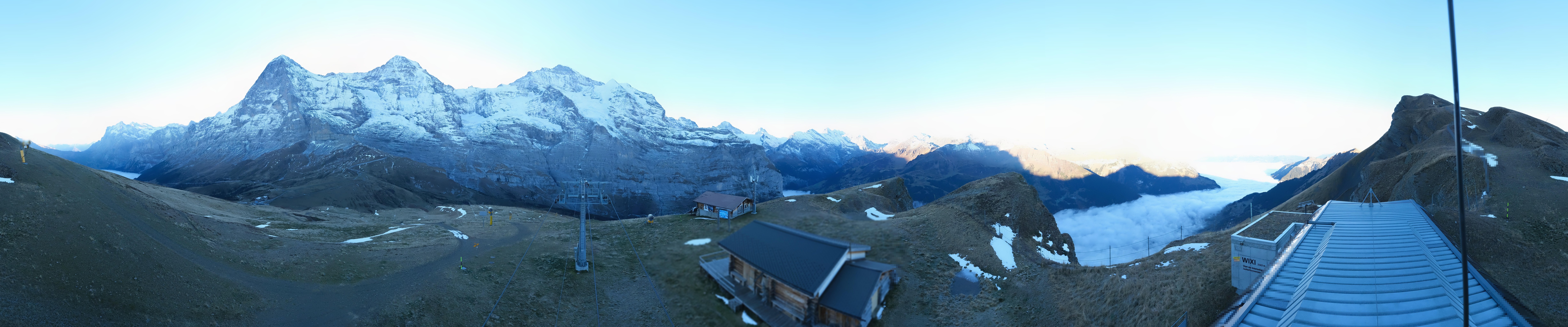 Archiv Foto Webcam Kleine Scheidegg-Lauberhorn, Grindelwald