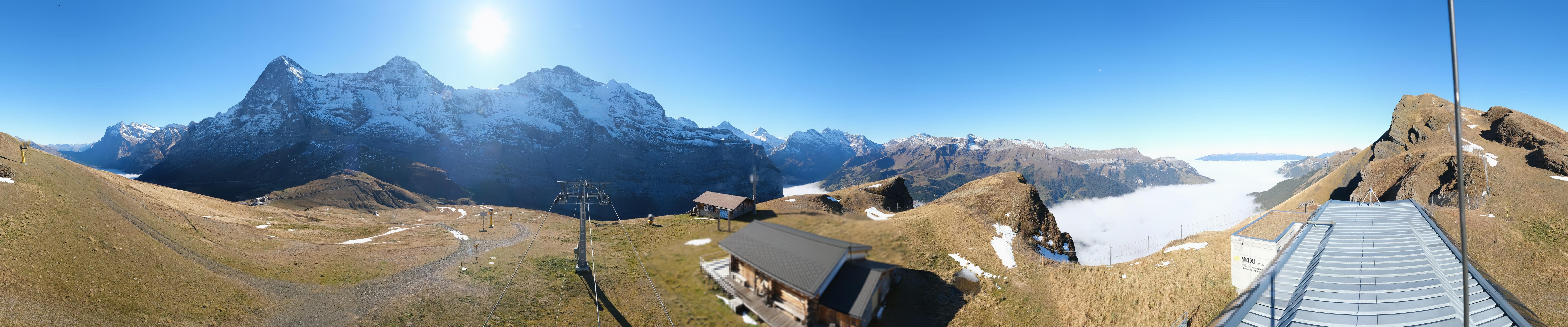 Archiv Foto Webcam Kleine Scheidegg-Lauberhorn, Grindelwald