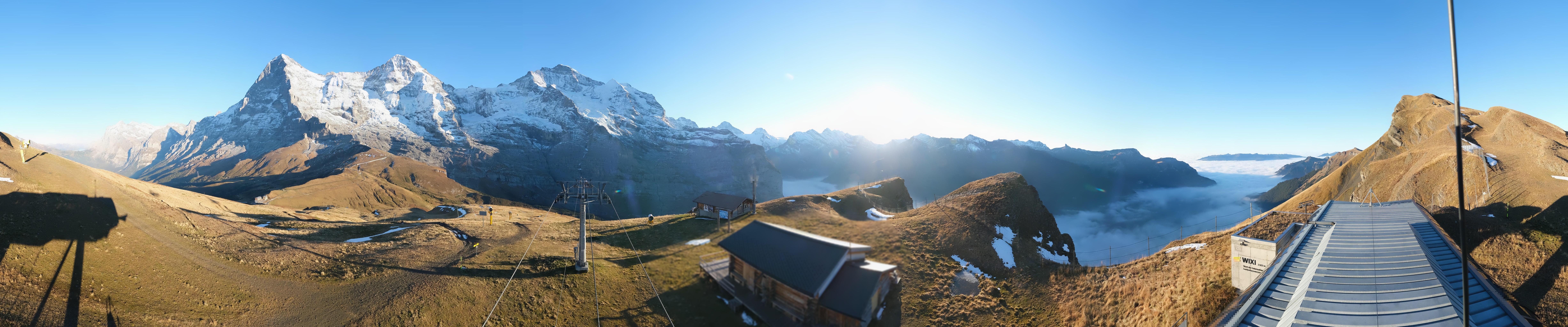 Archiv Foto Webcam Kleine Scheidegg-Lauberhorn, Grindelwald
