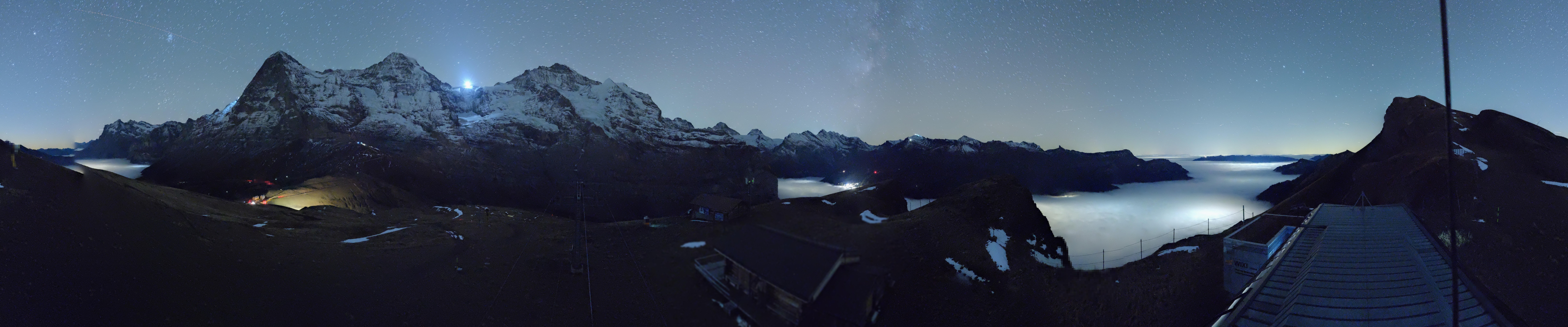 Archiv Foto Webcam Kleine Scheidegg-Lauberhorn, Grindelwald