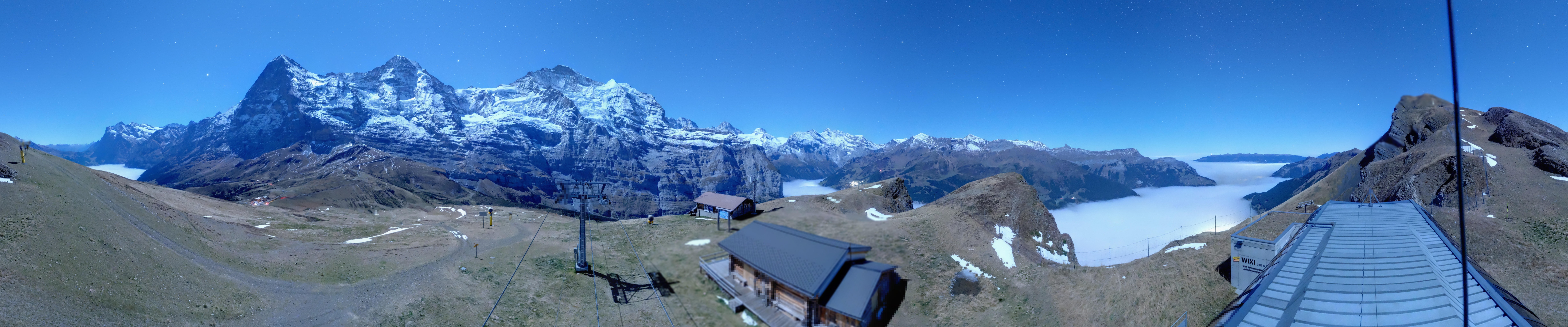 Archived image Webcam Top Station Lauberhorn, Grindelwald