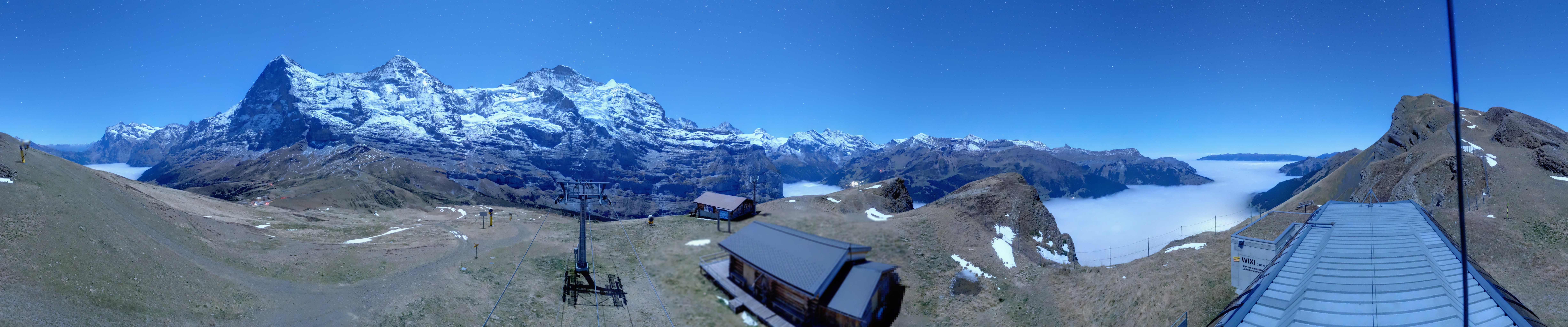Archived image Webcam Top Station Lauberhorn, Grindelwald