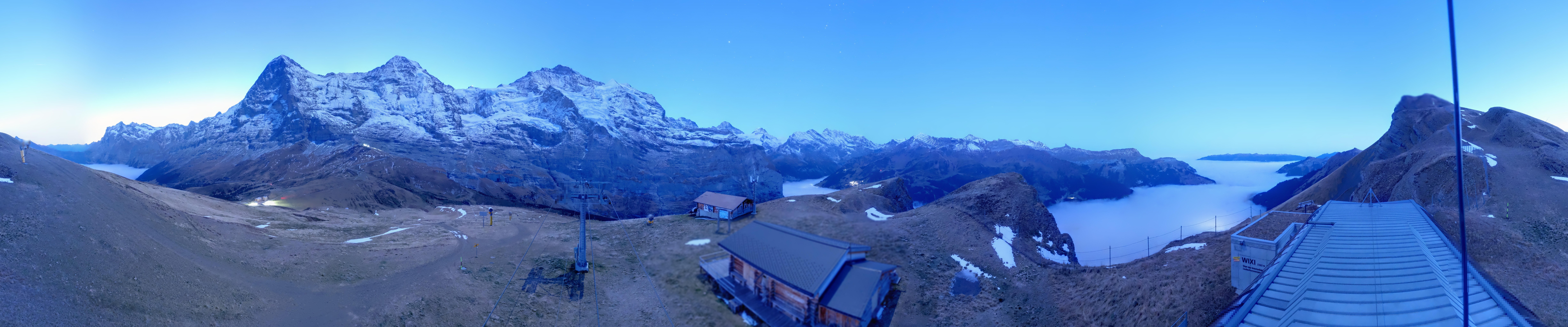 Archived image Webcam Top Station Lauberhorn, Grindelwald