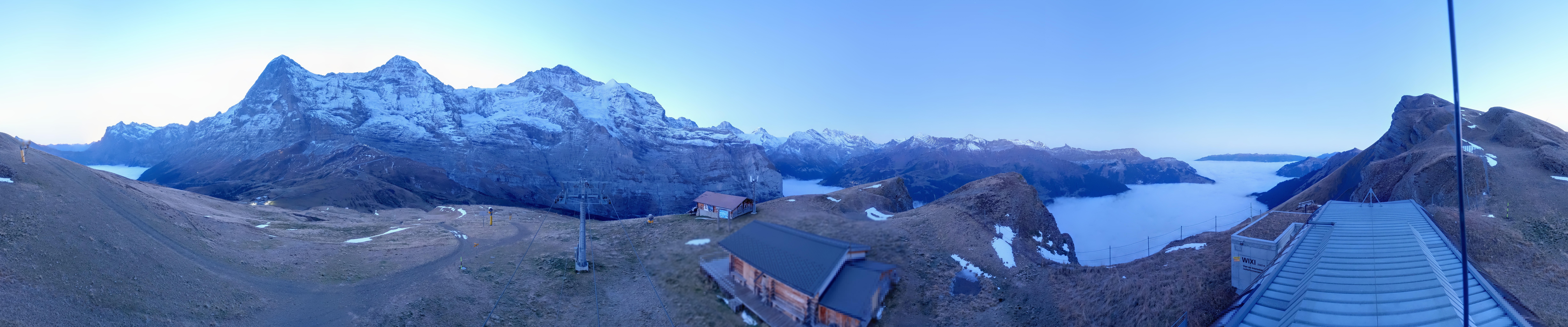 Archived image Webcam Top Station Lauberhorn, Grindelwald