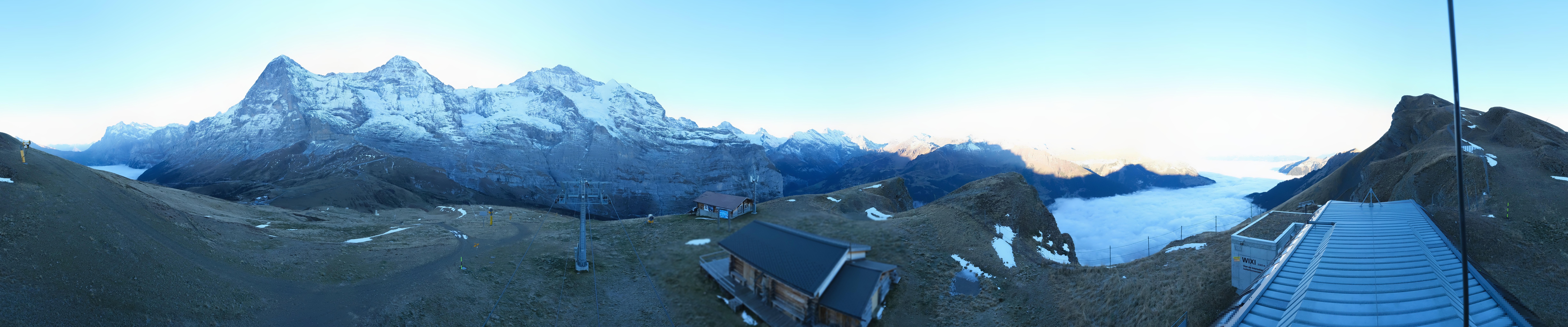 Archiv Foto Webcam Kleine Scheidegg-Lauberhorn, Grindelwald