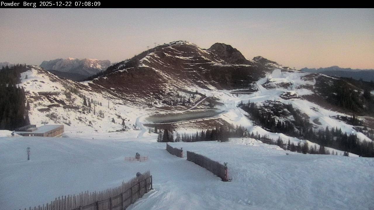 Archiv Foto Webcam Flachauwinkl-Kleinarl: Bergstation Powder Shuttle