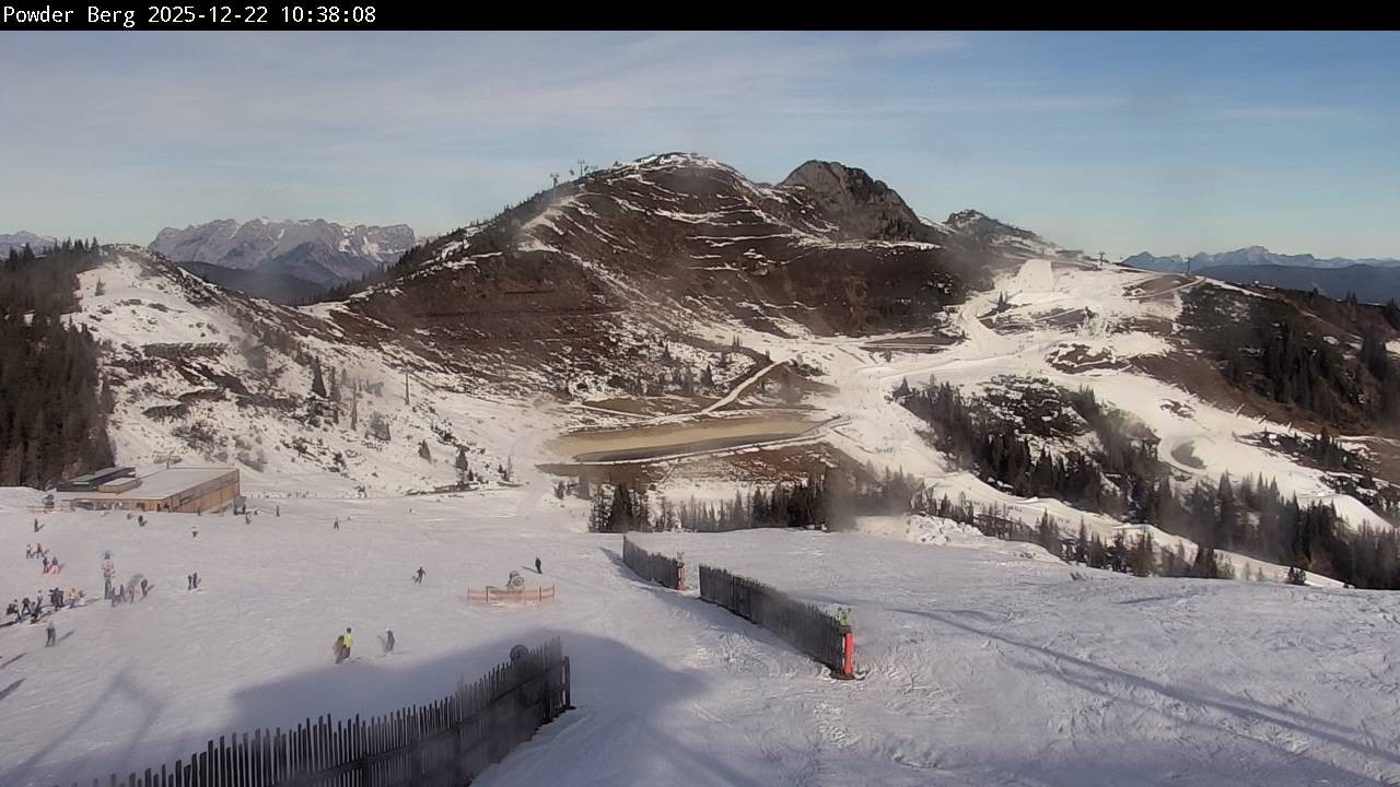 Archiv Foto Webcam Flachauwinkl-Kleinarl: Bergstation Powder Shuttle