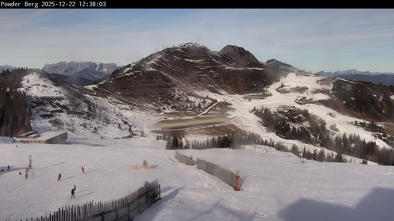 Archiv Foto Webcam Flachauwinkl-Kleinarl: Bergstation Powder Shuttle