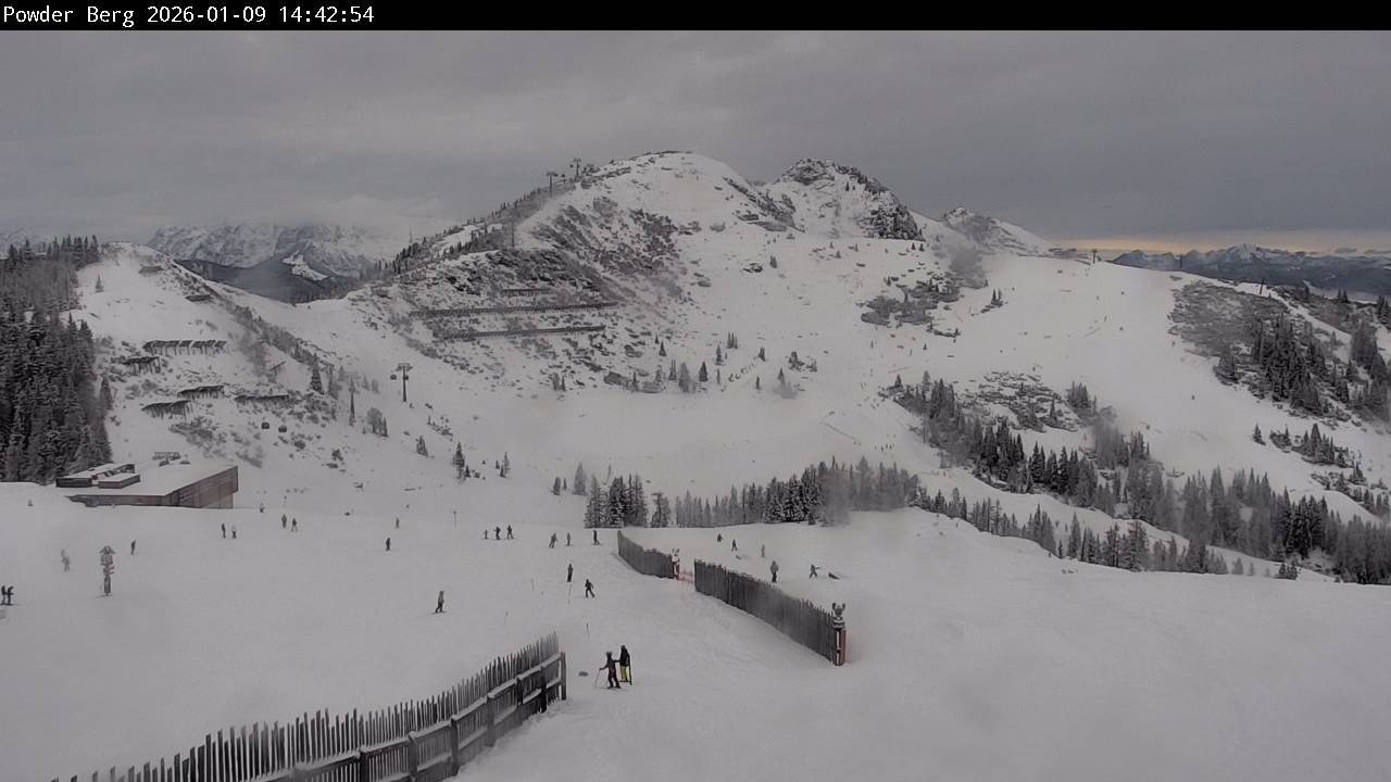 Archiv Foto Webcam Flachauwinkl-Kleinarl: Bergstation Powder Shuttle