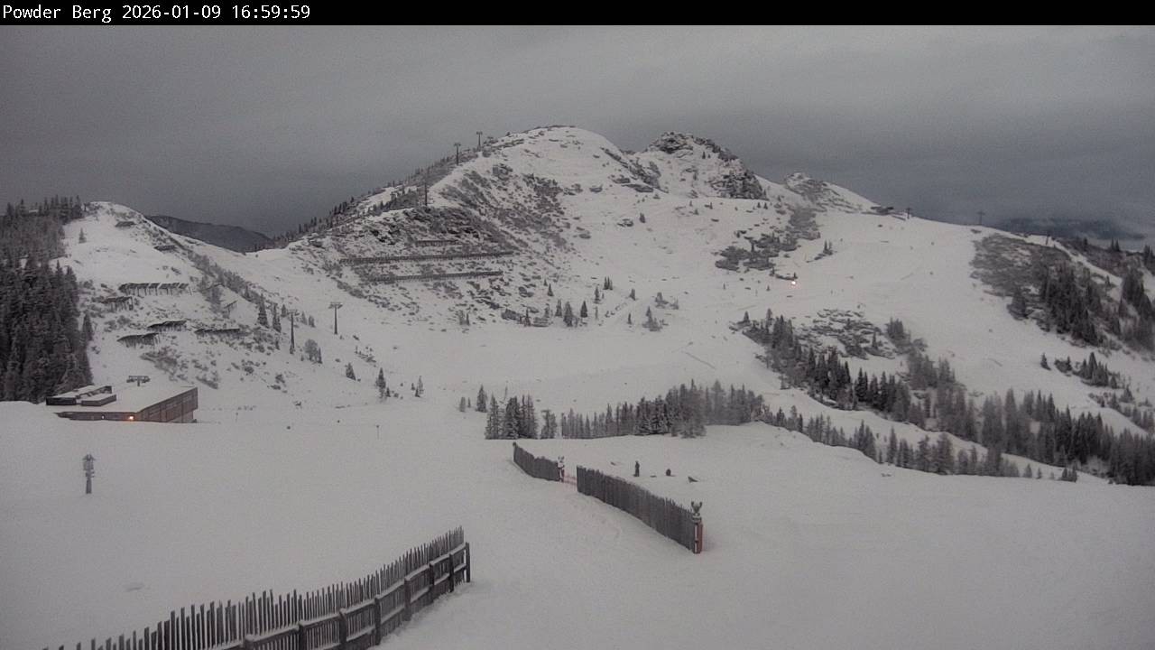 Archiv Foto Webcam Flachauwinkl-Kleinarl: Bergstation Powder Shuttle