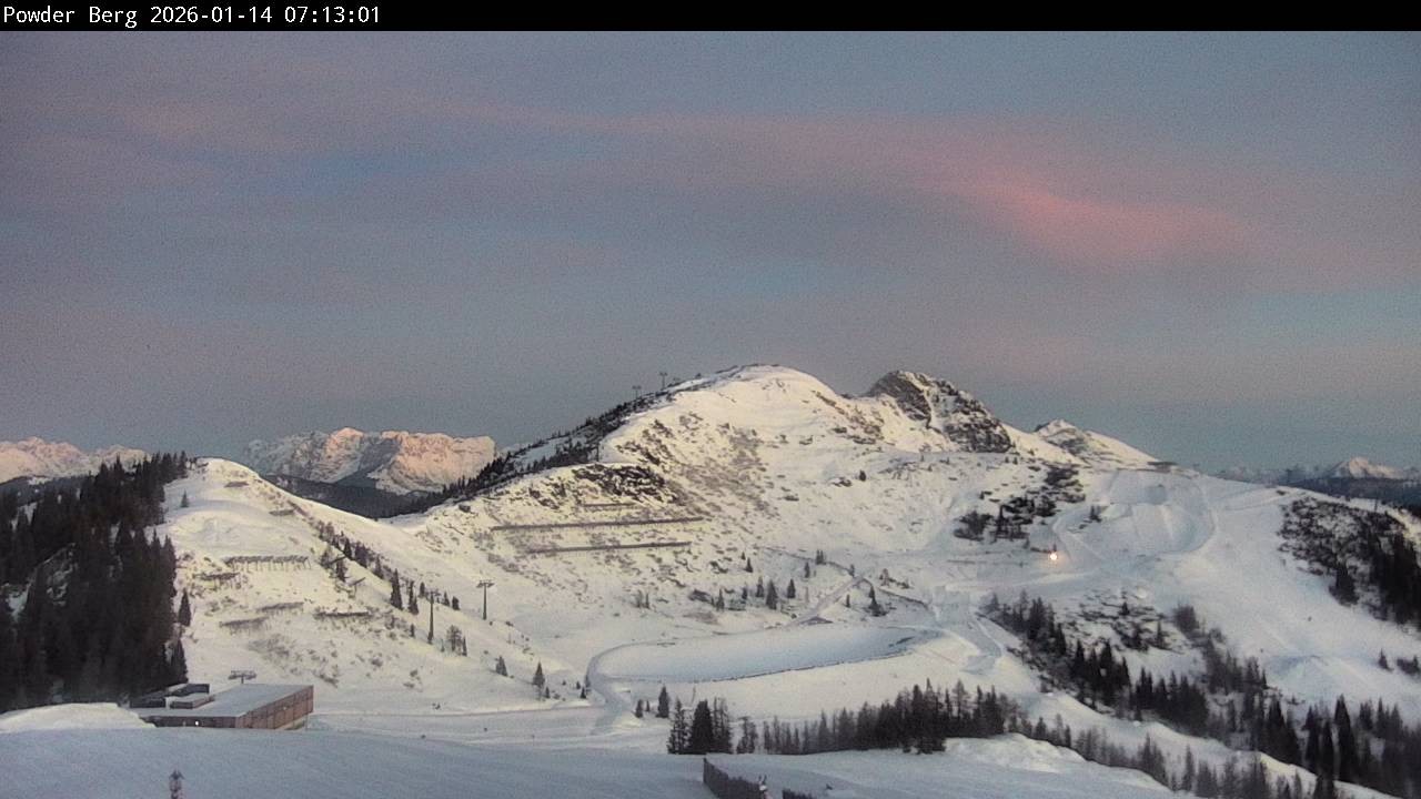 Archiv Foto Webcam Flachauwinkl-Kleinarl: Bergstation Powder Shuttle