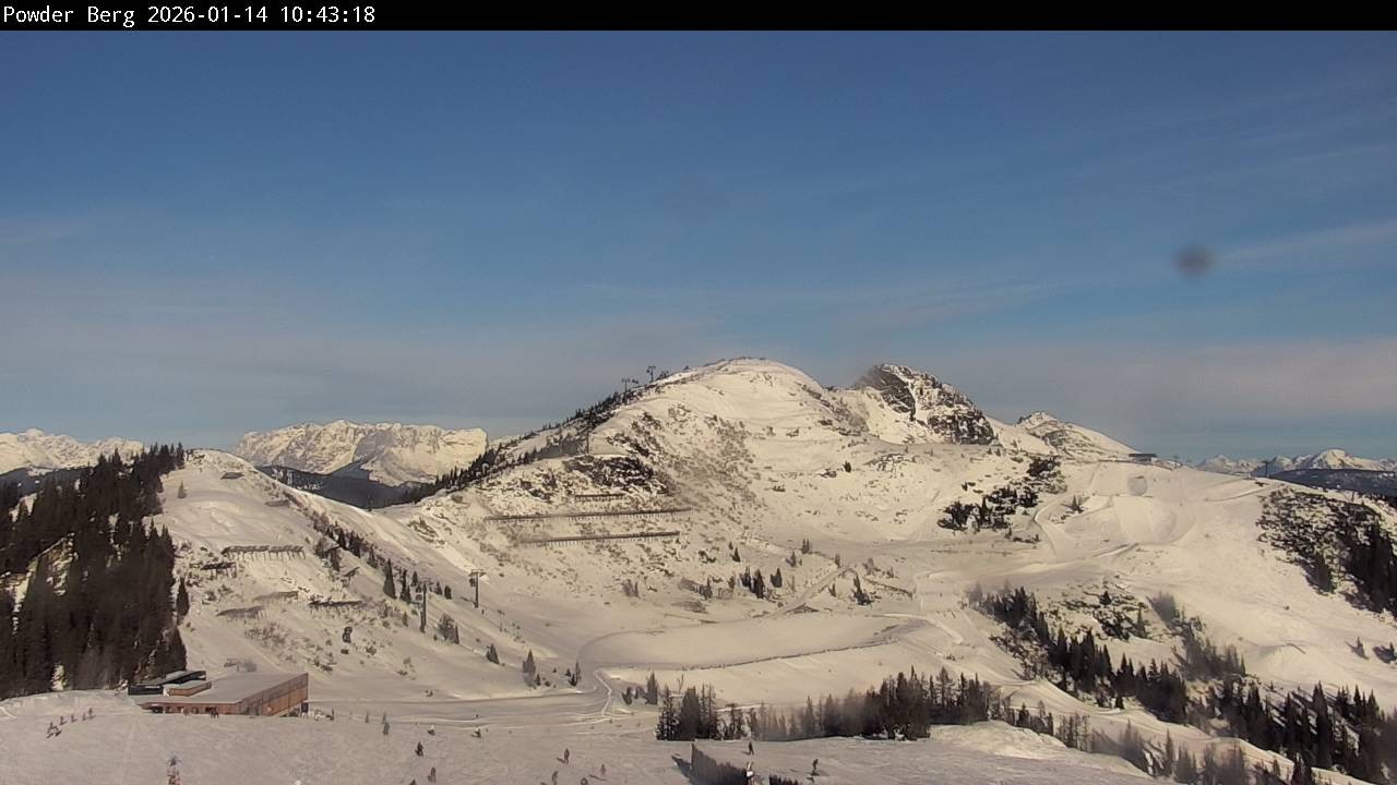 Archiv Foto Webcam Flachauwinkl-Kleinarl: Bergstation Powder Shuttle